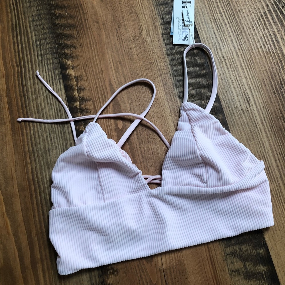 Frankie’s Pink Bikini Top